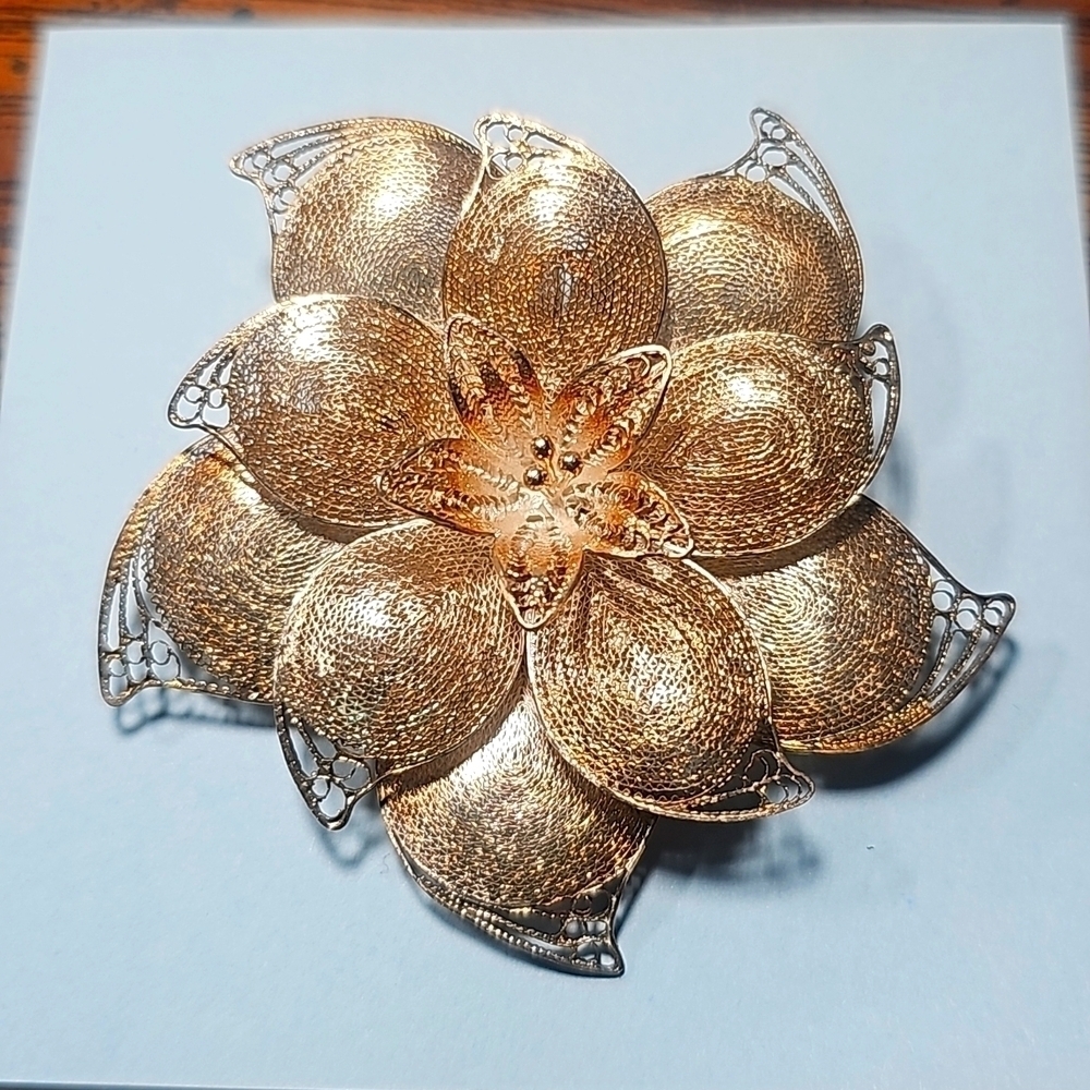Vintage 925 Silver Brooch
